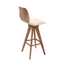 2610 - BANQUETA MILAO ESTOF+MAD GIR / 018-PINHAO / B085
